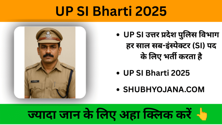 UP SI Bharti 2025